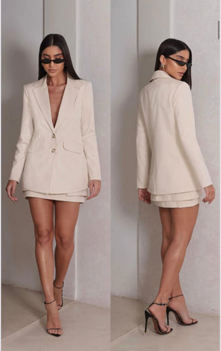 Blazer Alfaiataria risca de giz