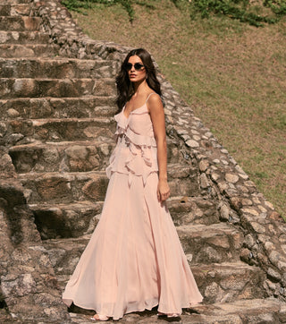 Saia longa Chiffon