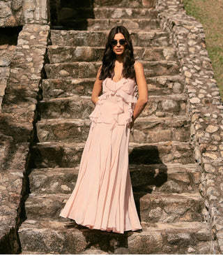 Saia longa Chiffon